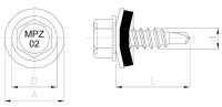 Savisriegis MPZ 02 (cinkuotas)