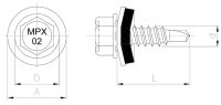 Savisriegis bimetalinis MPX 02